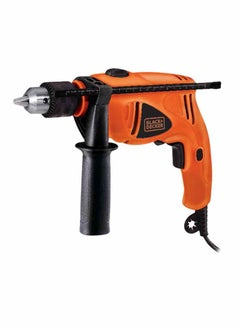 BLACK+DECKER 550W 13mm VSR Keyed Chuck Hammer Drill - HD5513V-B5 Orange/Black  - Image 1