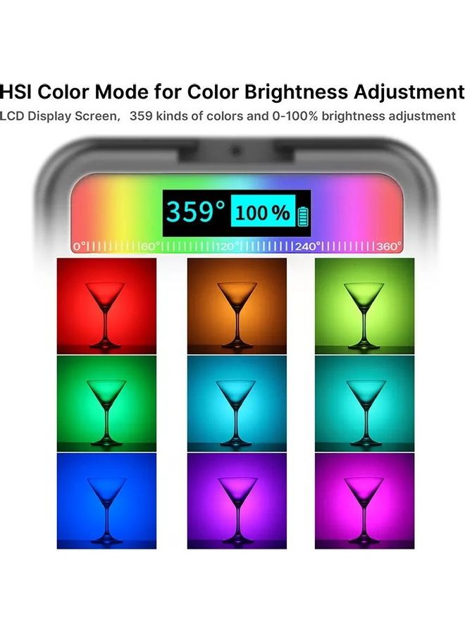 Fill Light Portable Multi-function Three-head Cold Boot Full-color Lighting Lamp multicolor - Image 3