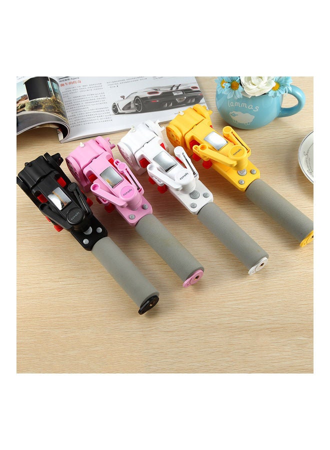360 degrees Smart Rotation Extendable Selfie Stick white - Image 3