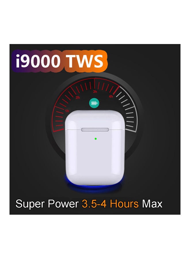 i9000 TWS Wireless Sound Earbuds White - Image 2