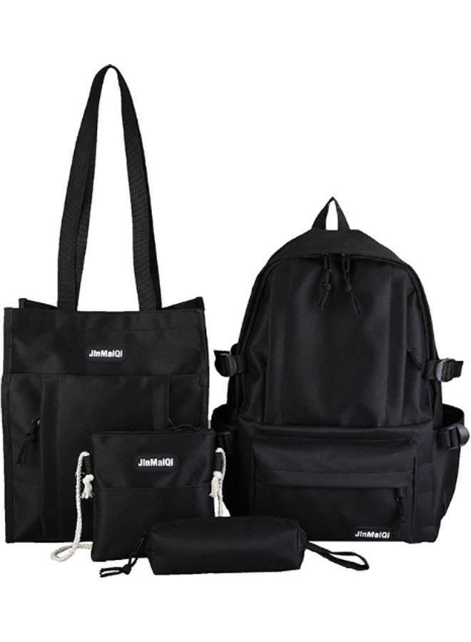 Beauenty Four Piece Leisure Sports Travel Backpack black  - Image 1