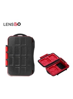LENSGO USBKY3 High Speed Memory Card Reader Holder with Waterproof Storage Case 15.2 x 14.3 x 4.5cm Multicolour  - Image 1
