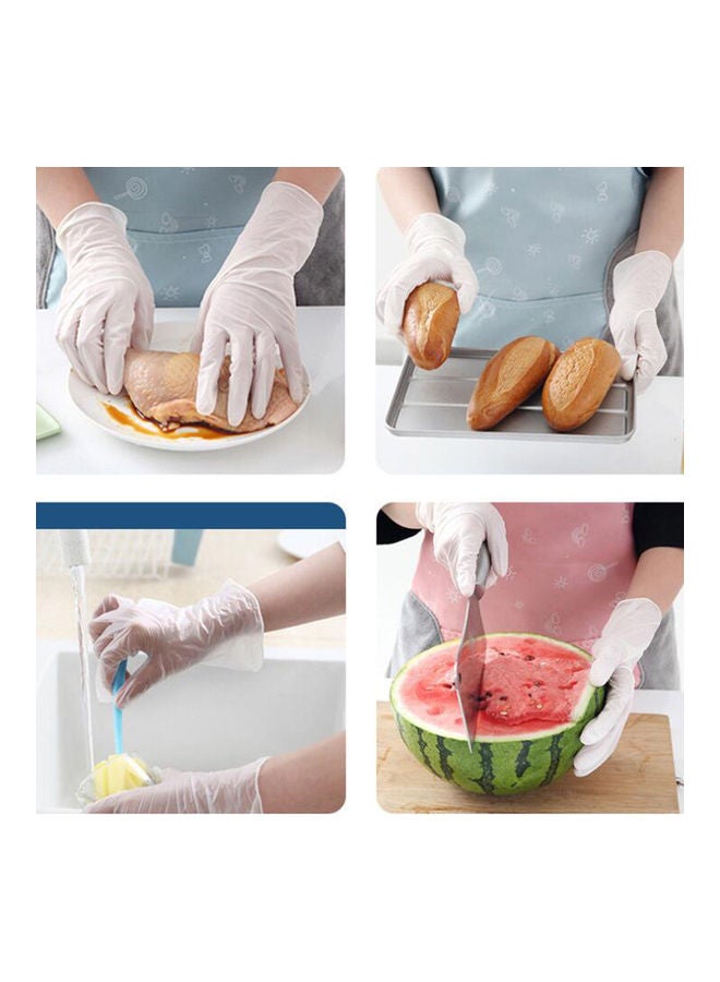 100 Piece Disposable PVC Gloves - Image 2