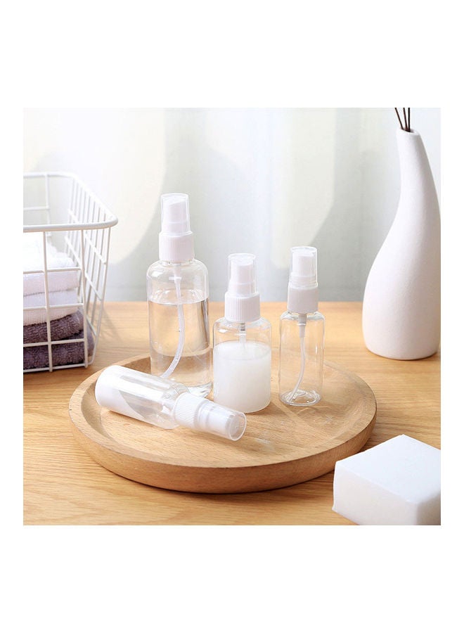 زجاجة بخاخ فارغة وشفافة بحجم صغيرة من البلاستيك قابلة لإعادة التعبئة شفاف - Image 4