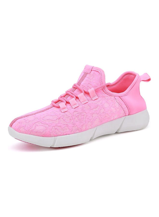 Generic USB Charge Topside Shinning Shoes Pink  - Image 1
