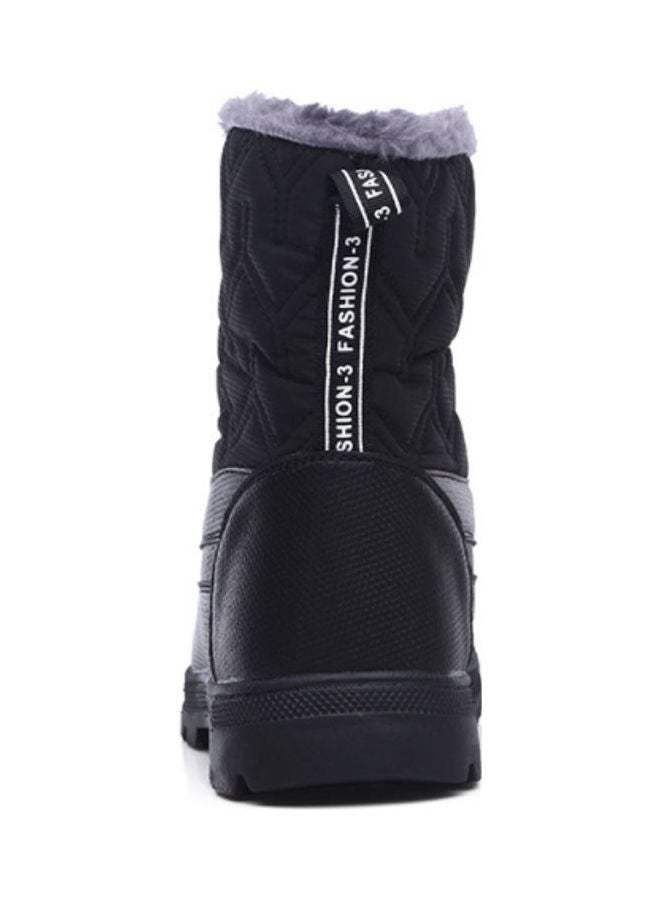 Beauenty Lace-Up Detail Ankle Boots Black/Grey  - Image 5