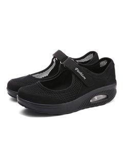 Solid Velcro Strap Closure Comfort Black