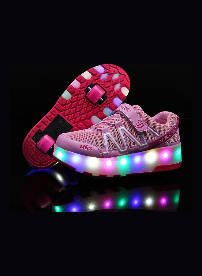 ماركة غير محددة حذاء لايت ستورم بإضاءة LED ملونة وردي  - Image 2