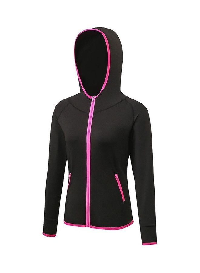 Generic Women Hooded Sport Coat Long Sleeve 24x15x5cm - Image 2