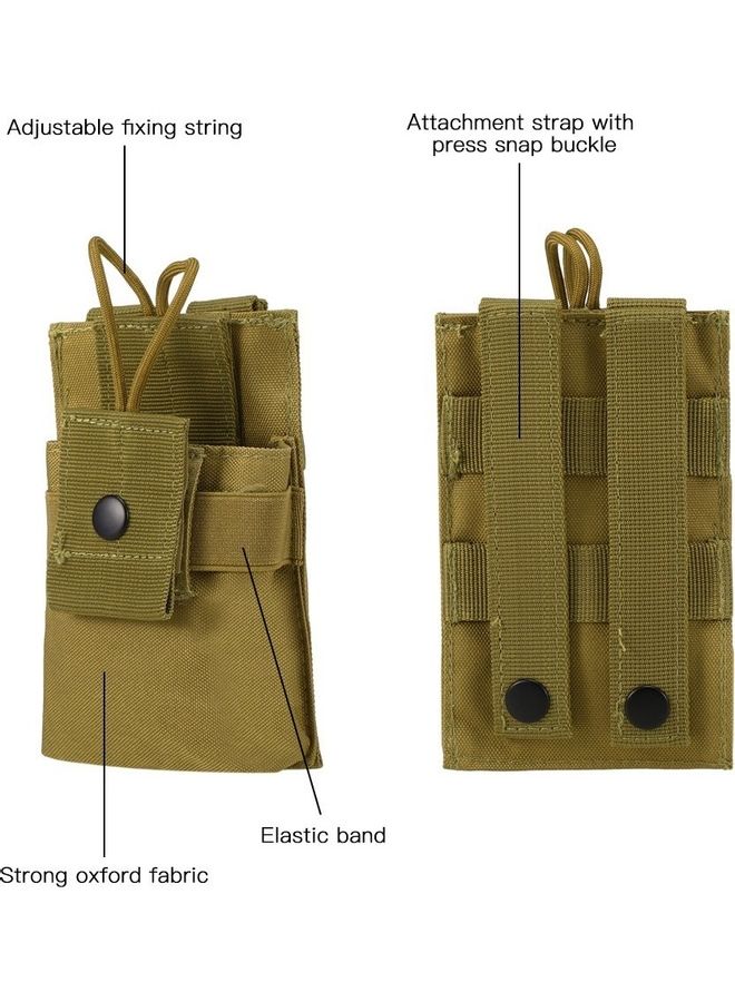 Generic Portable Radio Pouch Interphone Case Multi-Functional 16x10x3cm  - Image 5
