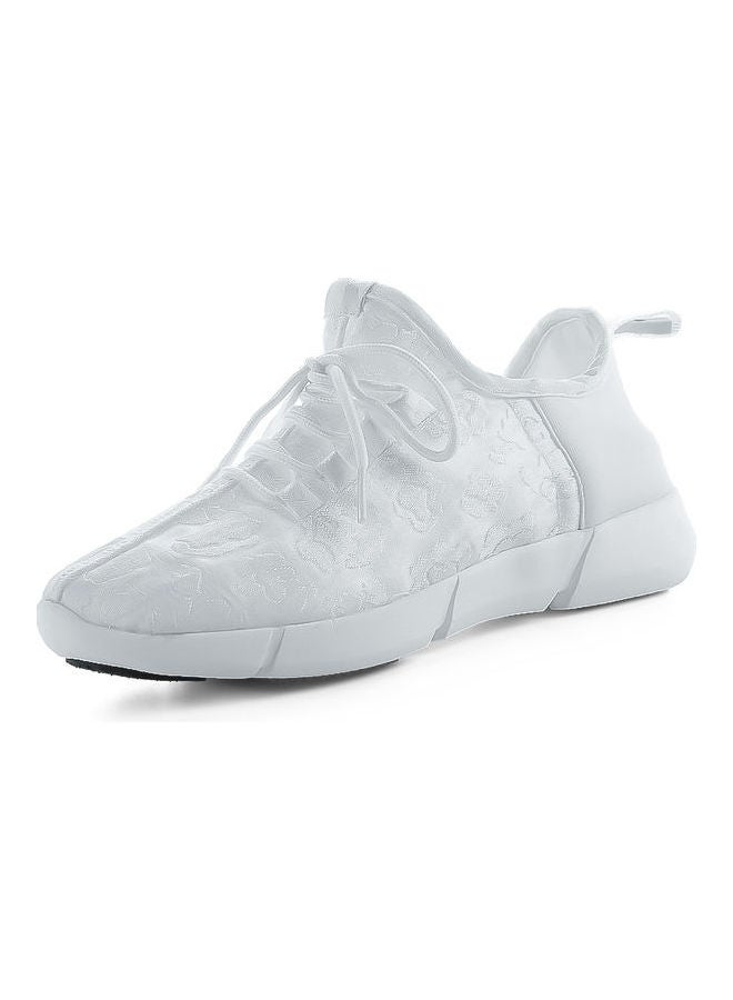 Generic Led Fiber Optic Shoes White  - Image 1