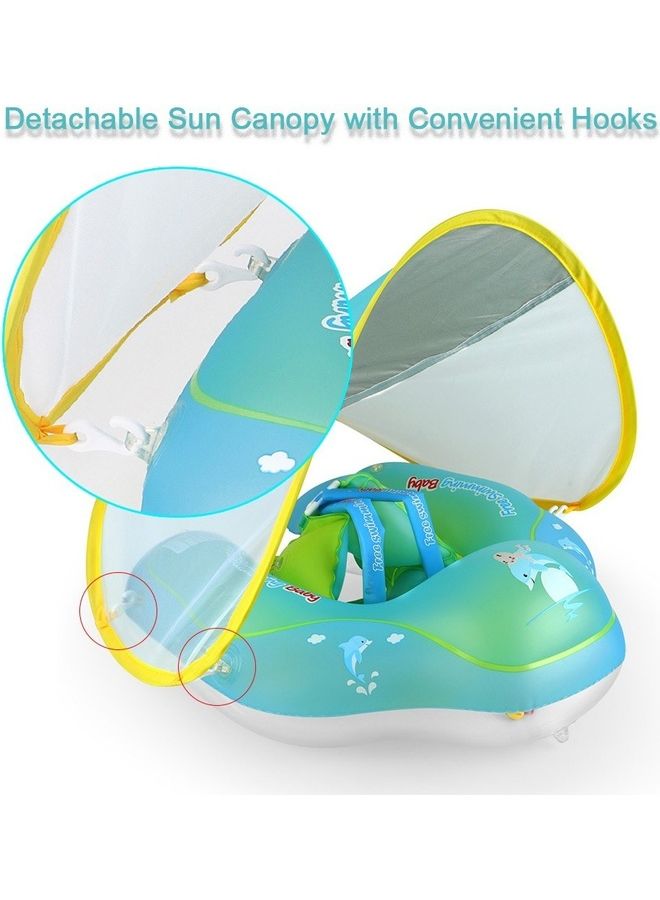 Generic Inflatable Baby Swimming Ring With Removable Sun 27x26x5.5cm  - Image 5