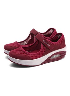 Solid Velcro Strap Closure Comfort Red