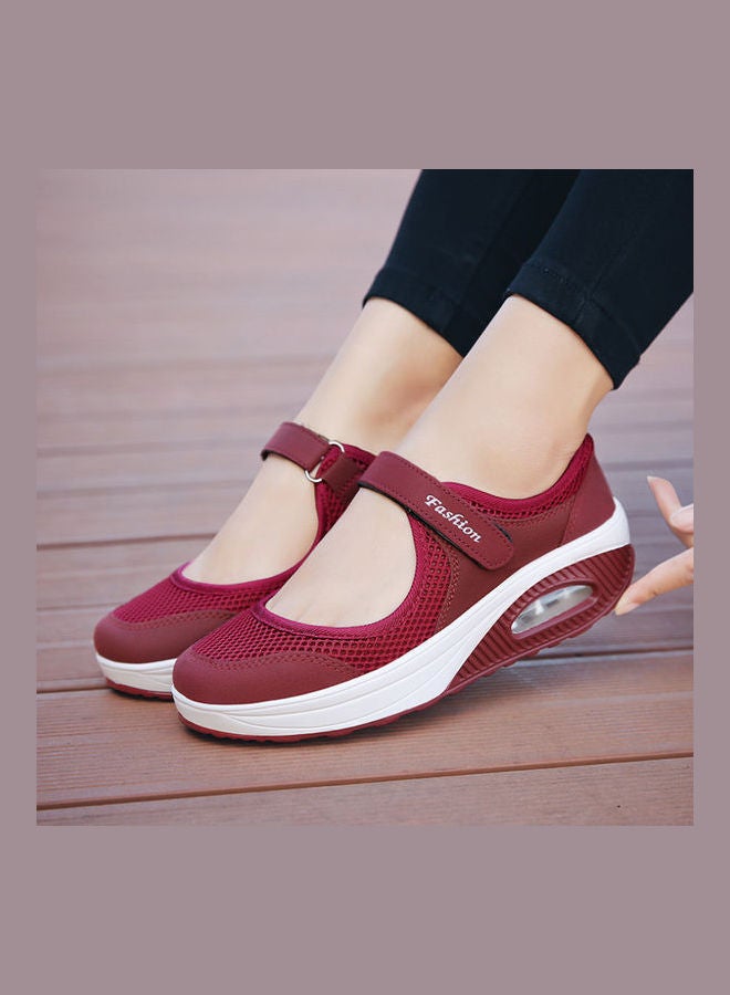 Beauenty - Solid Velcro Strap Closure Comfort Red - Image 1
