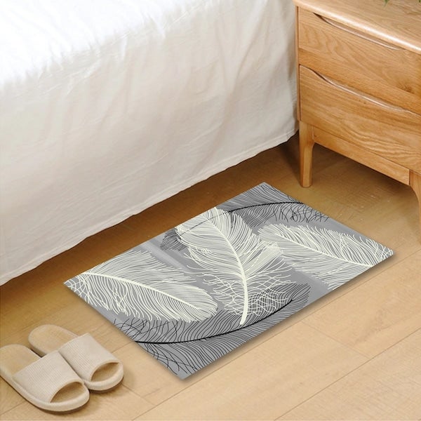 3D Printed Modern Soft Living Room Floor Rug Carpet Synthetic Fibre Multicolour - Image 3