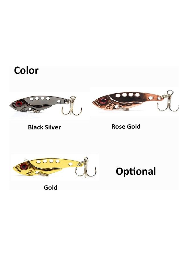 Generic Metal Vivid Vibrations Lure Fishing 6x4x1cm - Image 3