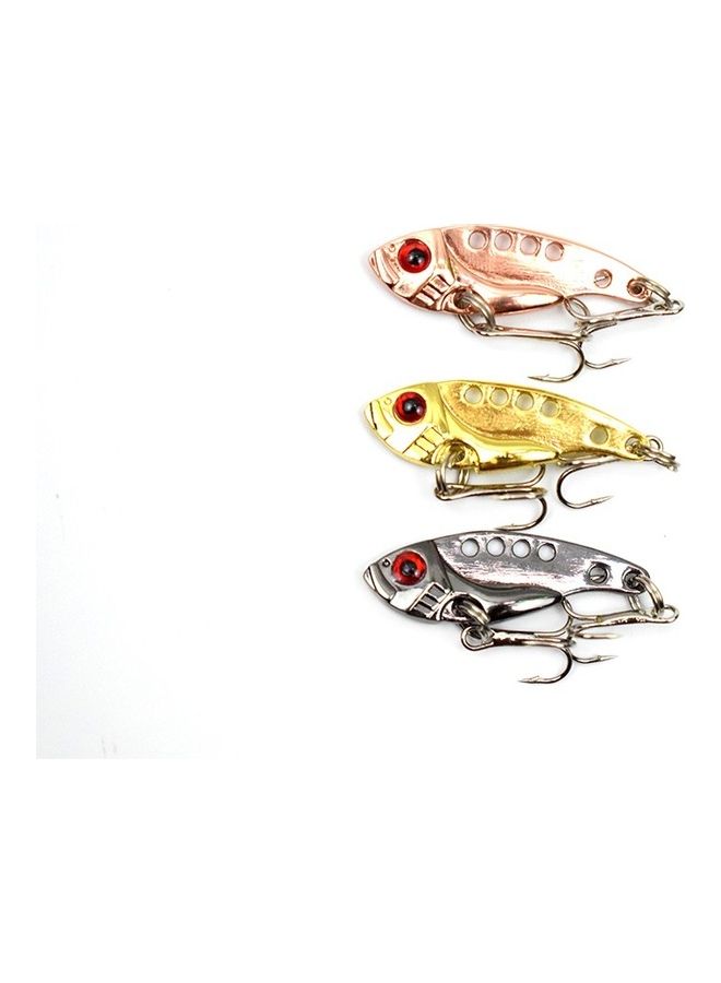 Generic Metal Vivid Vibrations Lure Fishing 6x4x1cm - Image 5