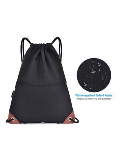 Generic Gym Sack Drawstring Backpack Water-Resistant 43x33x1cm 43x33x1cm  - Image 4