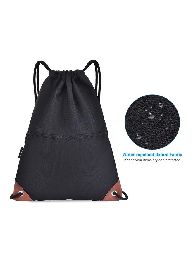 Generic Gym Sack Drawstring Backpack Water-Resistant 43x33x1cm 43x33x1cm  - Image 4