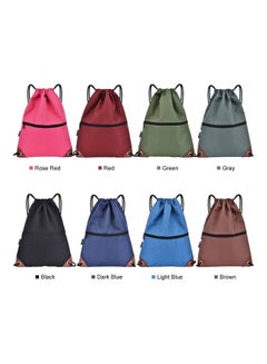 Generic Gym Sack Drawstring Backpack Water-Resistant 43x33x1cm 43x33x1cm  - Image 2