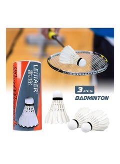 Leijiaer 3-Piece Badminton Shuttlecock 17x8x8cm  - Image 2