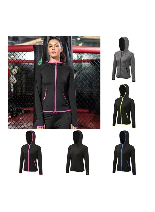 Generic Women Hooded Sport Coat Long Sleeve 24x15x5cm  - Image 5