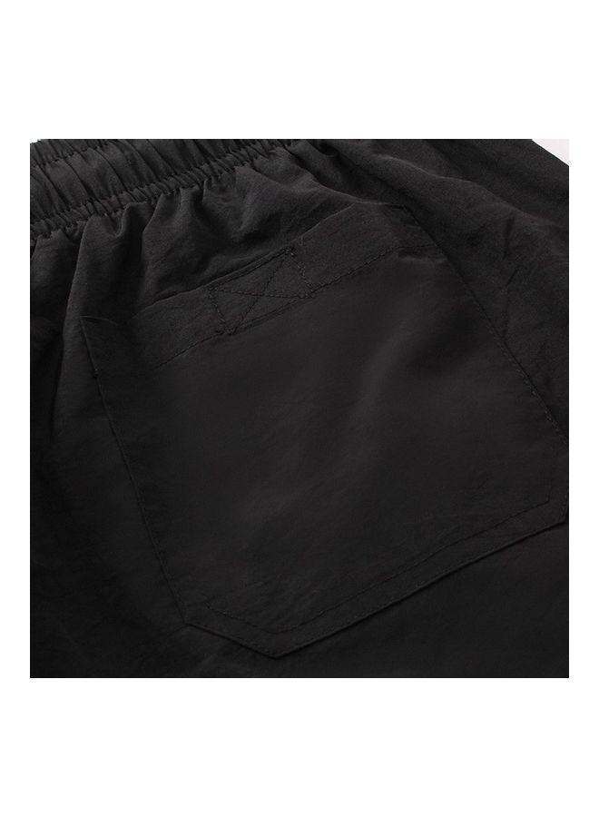 Men Sport Shorts Summer Jogging Fitness Quick Dry Draw Black  - Image 3