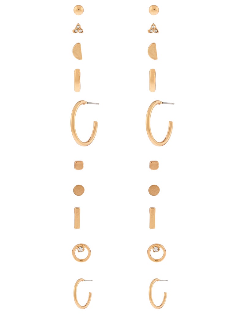 Accessorize - 10-Pairs DGF Stud Earrings Set - Image 1
