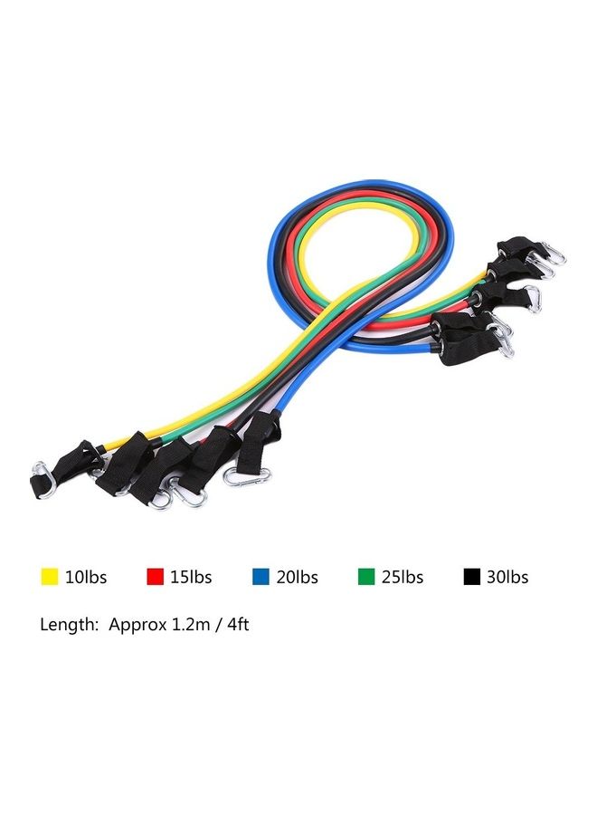 Generic 18 Piece Resistance Bands Set 25x20x8cm  - Image 4