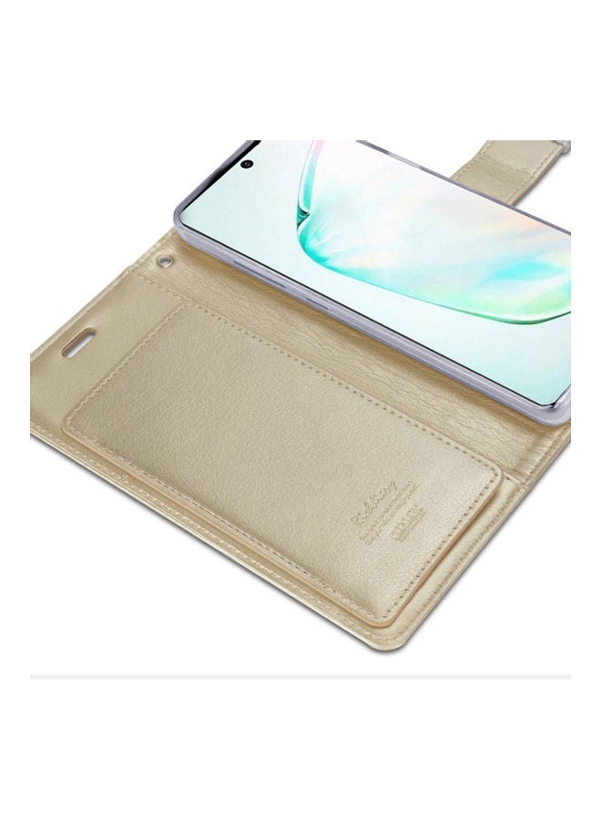 GOOSPERY Leather Protection Case For Samsung Galaxy Note 20 Gold - Image 2