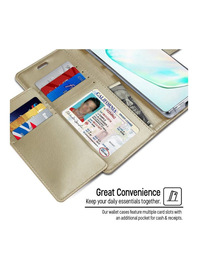 GOOSPERY Leather Protection Case For Samsung Galaxy Note 20 Gold - Image 3