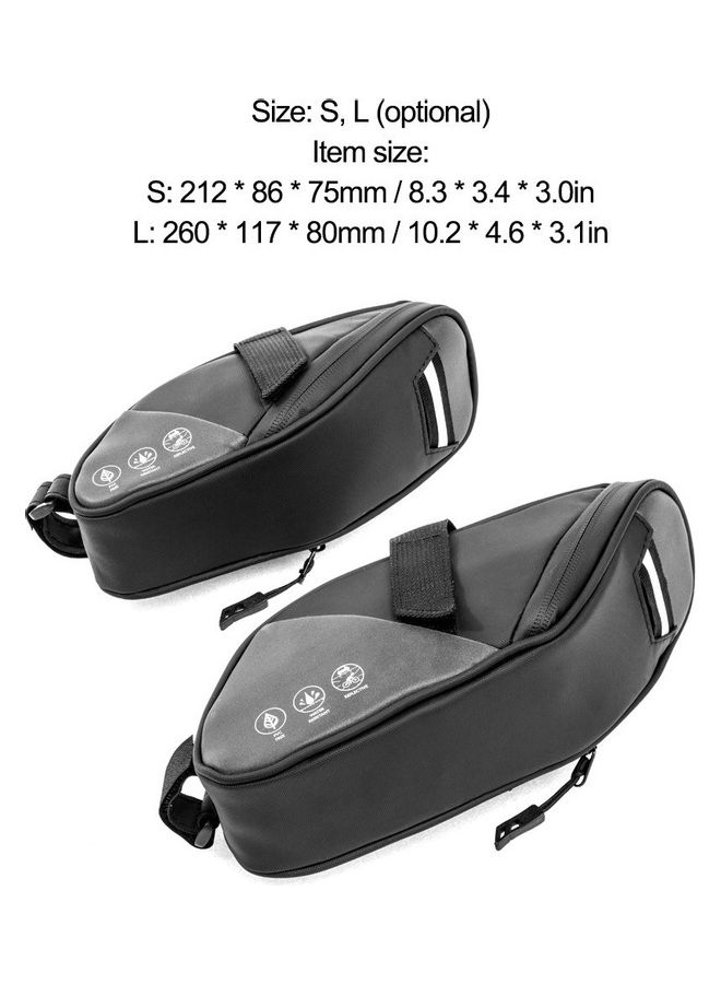 Generic Reflective Bicycle Tail Bag Mountain Bike Cushion Bags 27x12.7x9cm  - Image 4