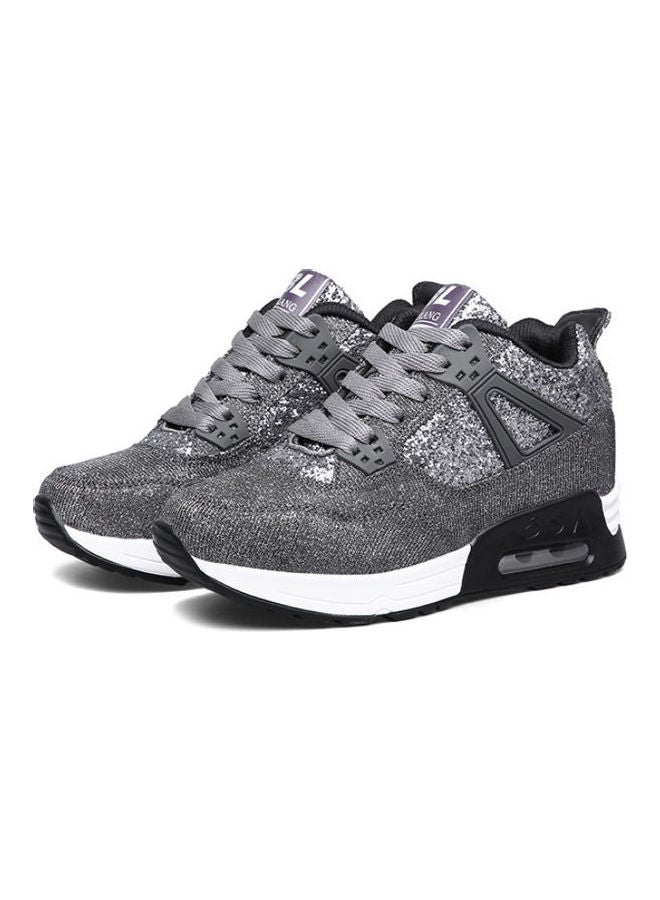 Beauenty Lace-Up Low Top Sneakers Grey/White  - Image 1