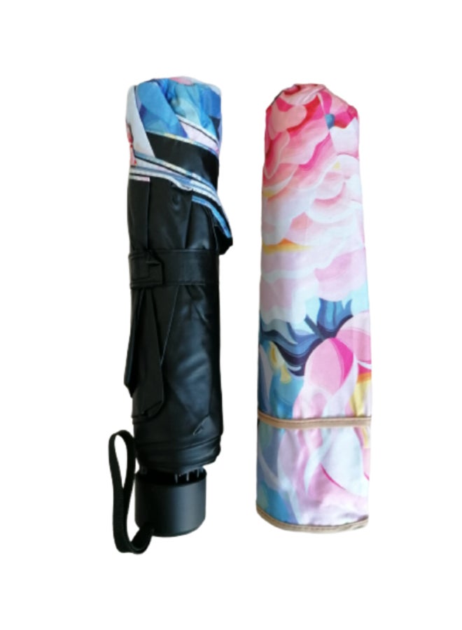 UTEX Foldable Hand Embroidered Umbrella Multicolour - Image 2