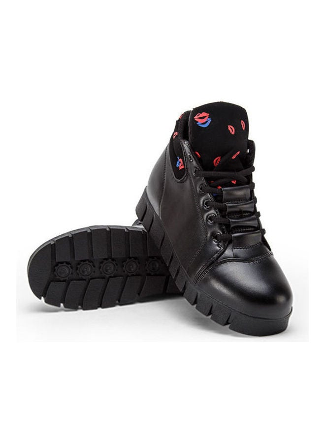 Beauenty Lace-Up Casual Boots Black  - Image 2