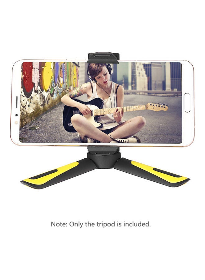 Portable Foldable Tripod Bracket Yellow/Black - Image 2