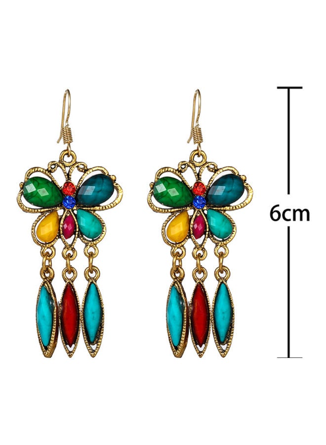 J&J 925 silver exaggerated style butterfly earrings - Image 2