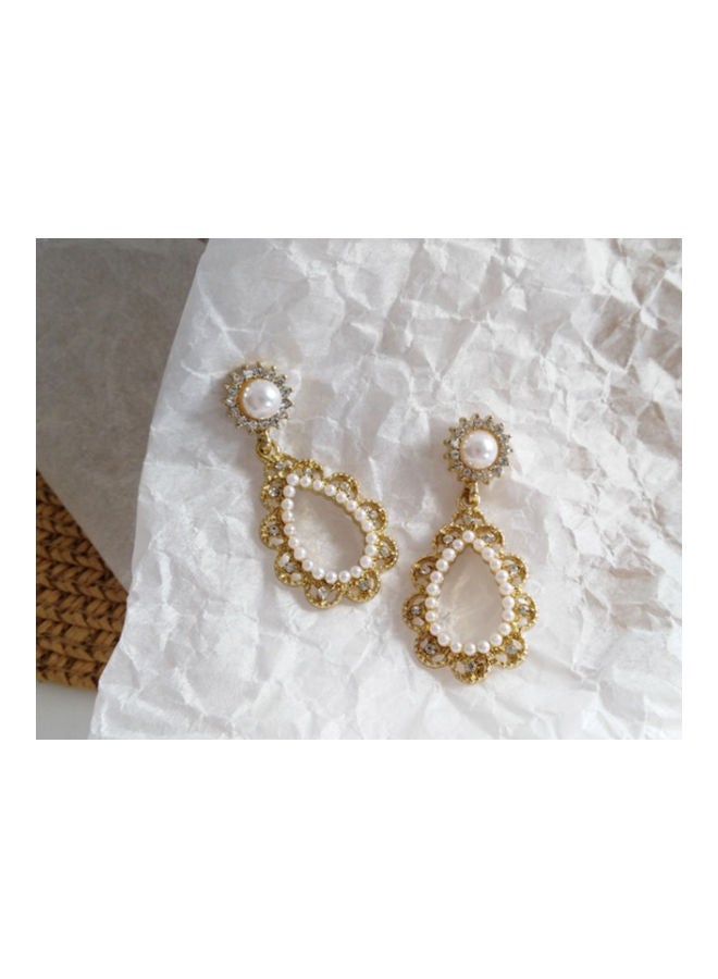 J&J Drop Design Dangle Earrings - Image 3