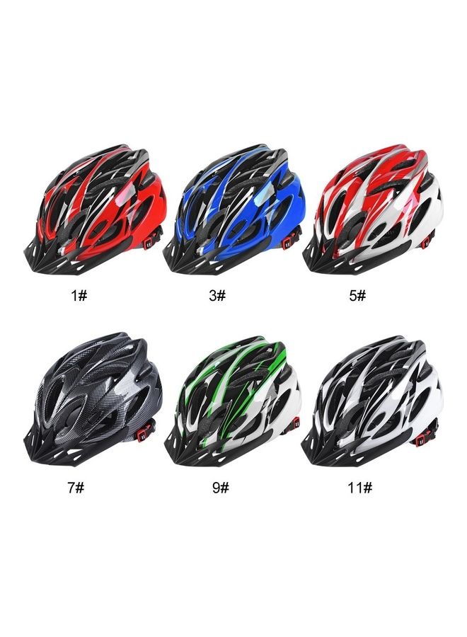 Generic - Lightweight Bicycle Helmet With Visor 27x25x15cm 27x25x15cm - Image 1