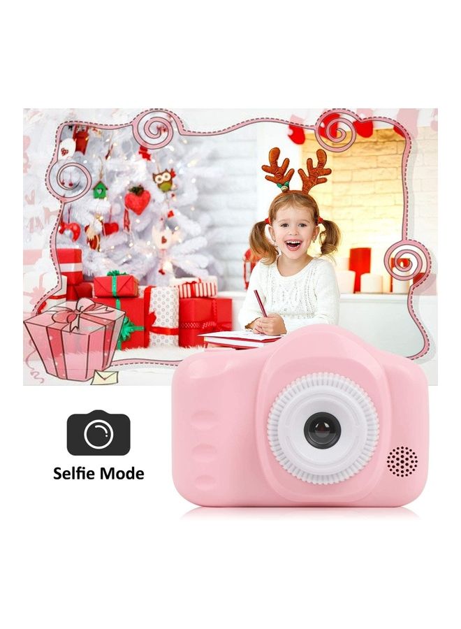 Kids Digital Camera With Dual Lens HD C35 Pink - Image 3