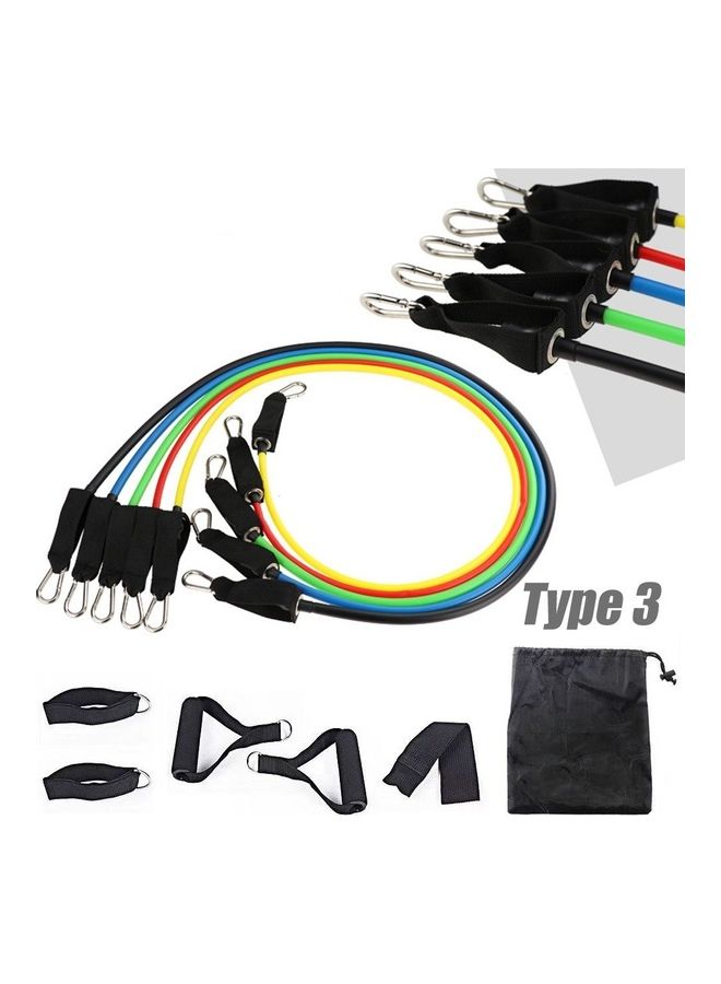Generic 11-Piece Resistance Bands Set 23.5x23x7cm  - Image 1