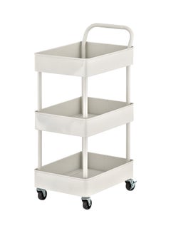 3-Tier Metal Storage Rolling Cart white 30.5x41x83cm - v1609832065/N43299130A_1