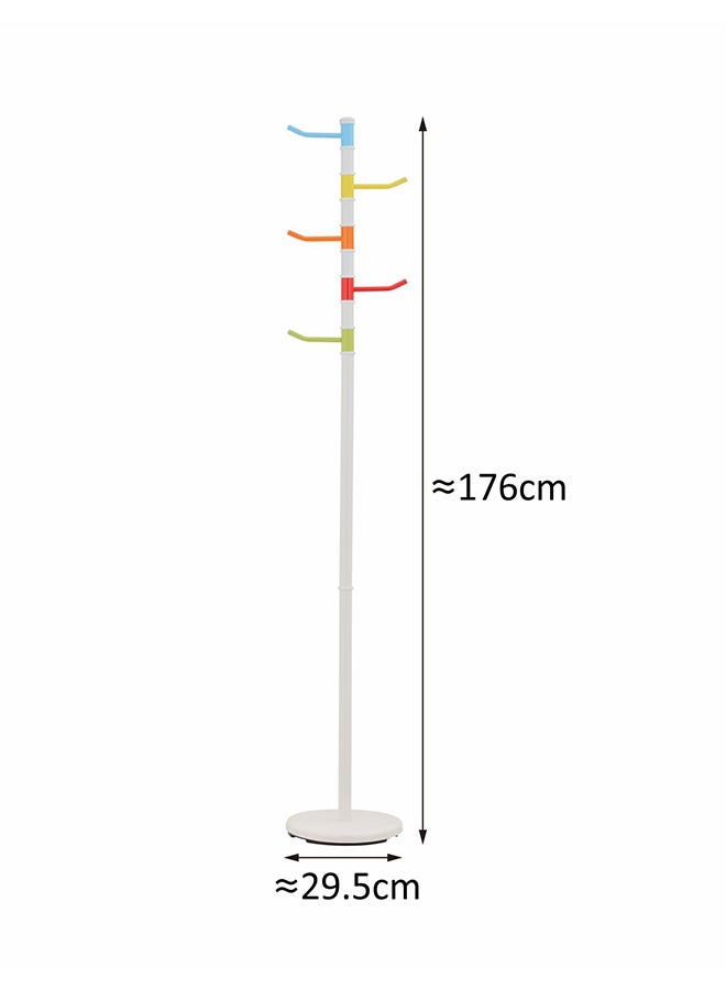 زينمينتس حامل معدني لتعليق الملابس متعدد الألوان 29.5x29.5x176سم - Image 3