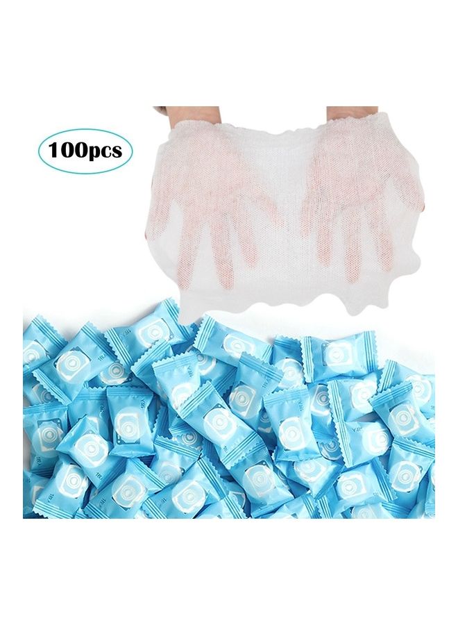 Generic 100-Piece Compressed Disposable Face Towel 25x17x6cm - Image 1