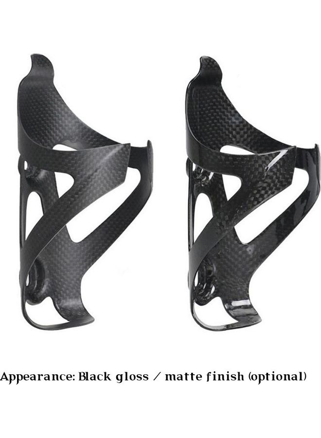Generic - Supers Light Carbon Fiber Bottle Cage Bicycle Water Bo Black - Image 1