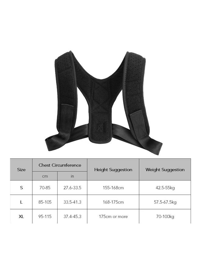 مصحح وضعية الجسم مع وسادات كتف للرجال والنساء 25x17x6سم - Image 3