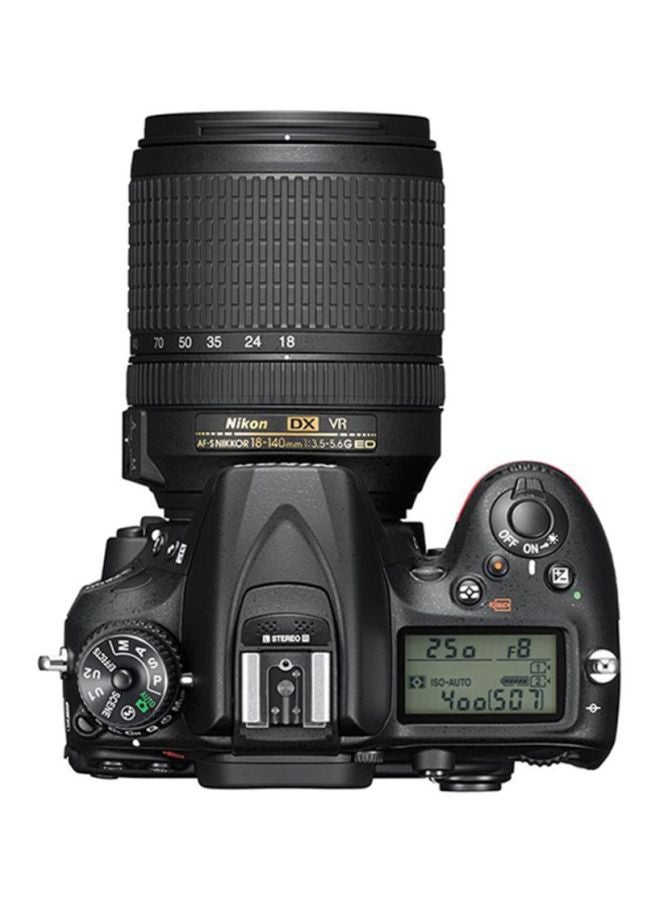 D7200 DSLR With AF-S DX NIKKOR 18-140mm f/3.5-5.6 G ED VR Lens 24.2MP ,Built-in Wi-Fi And NFC