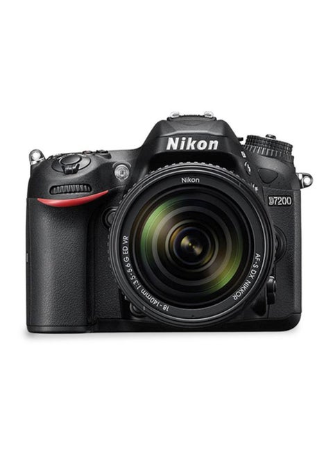 D7200 DSLR With AF-S DX NIKKOR 18-140mm f/3.5-5.6 G ED VR Lens 24.2MP ,Built-in Wi-Fi And NFC