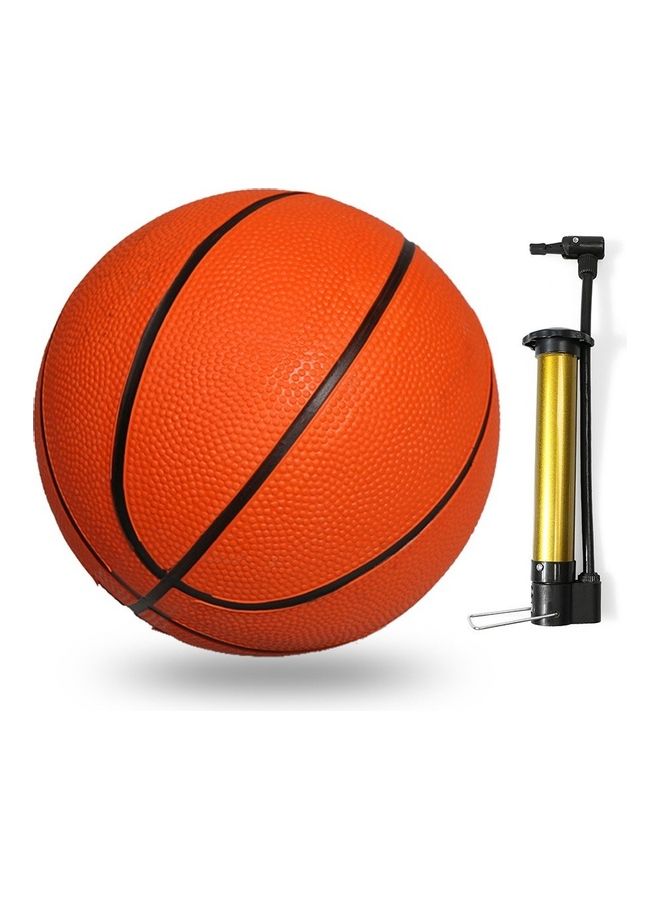 Kids Size 1 Indoor Outdoor Rubber Mini Basketball 23x16x6cm - Image 1