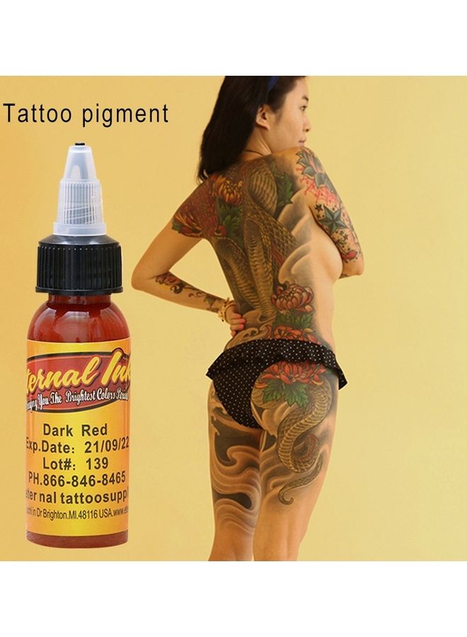 Tattoo Ink Professional Dark Red